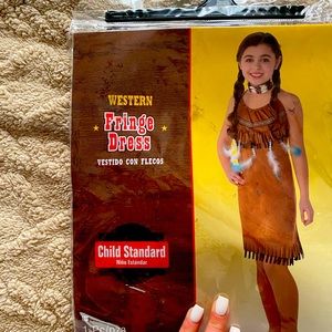 Girl Halloween Costume. Indian dress